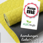 Preview: Keep me gelb/grau 50x150cm